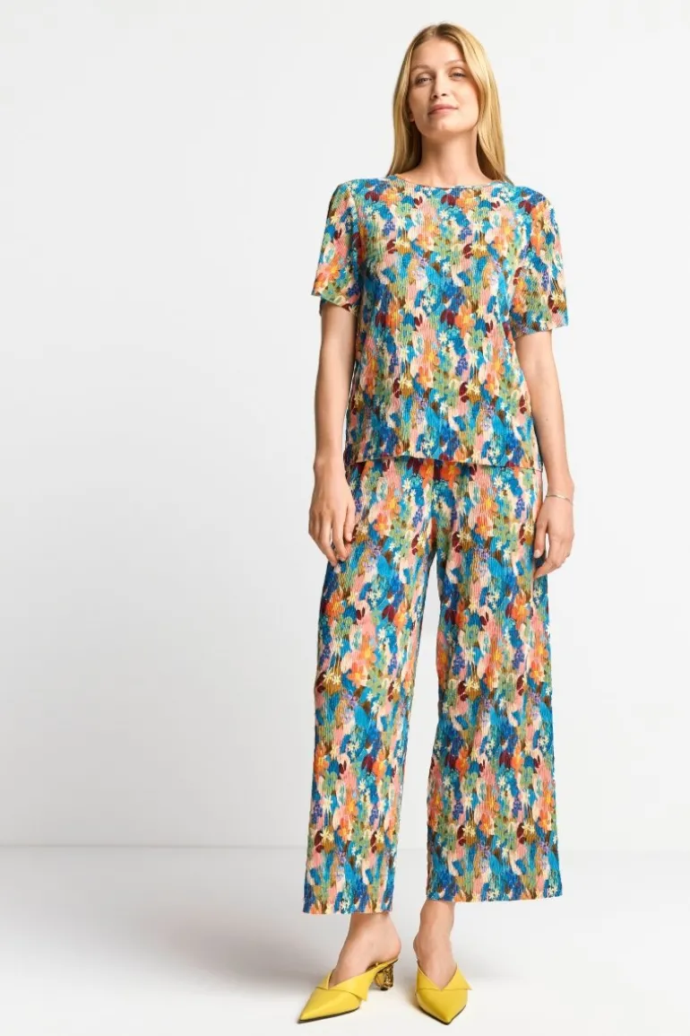 Leichte Culotte In Crinkle-Optik