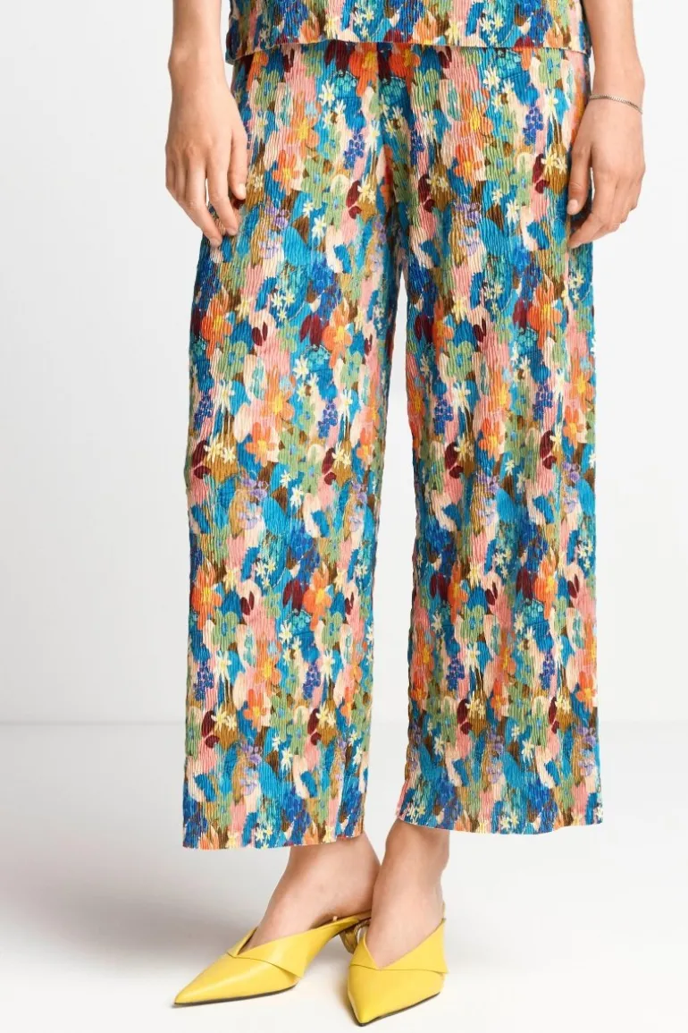 Leichte Culotte In Crinkle-Optik