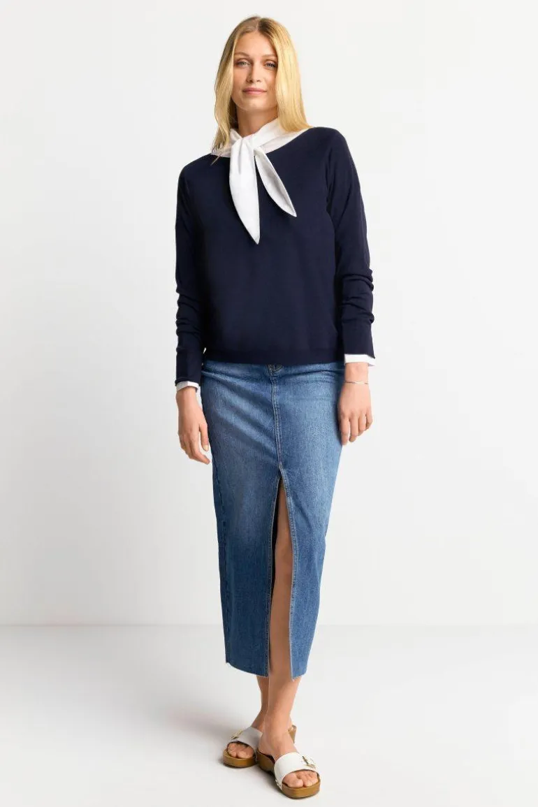 Nahtloser Strickpullover