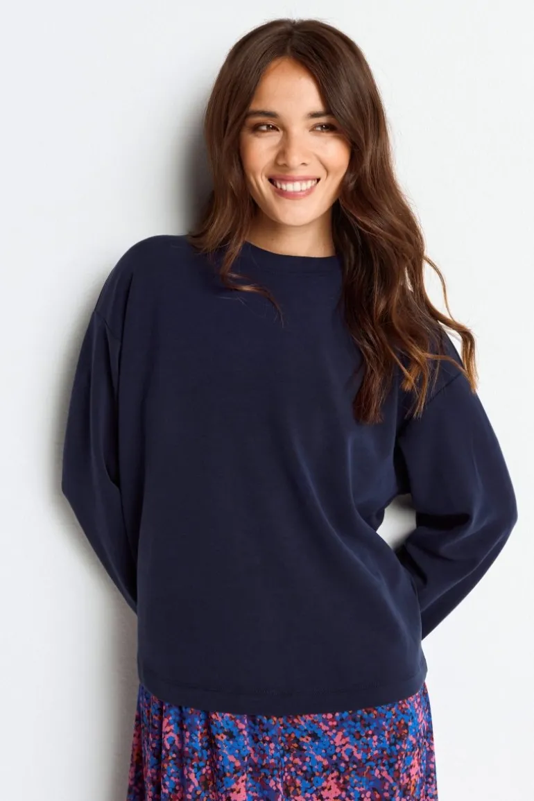 Sweatshirt Aus Supersoftem Jersey