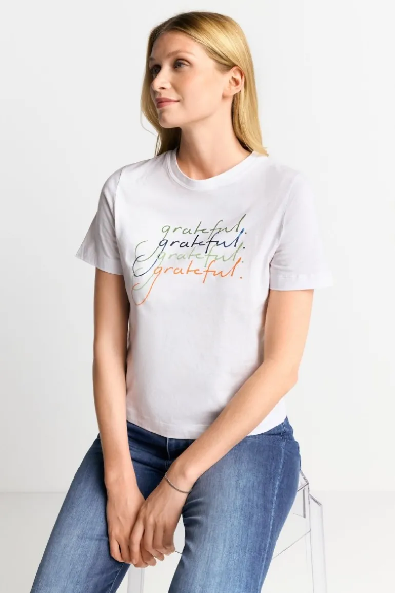 T-Shirt Aus Softer Baumwolle