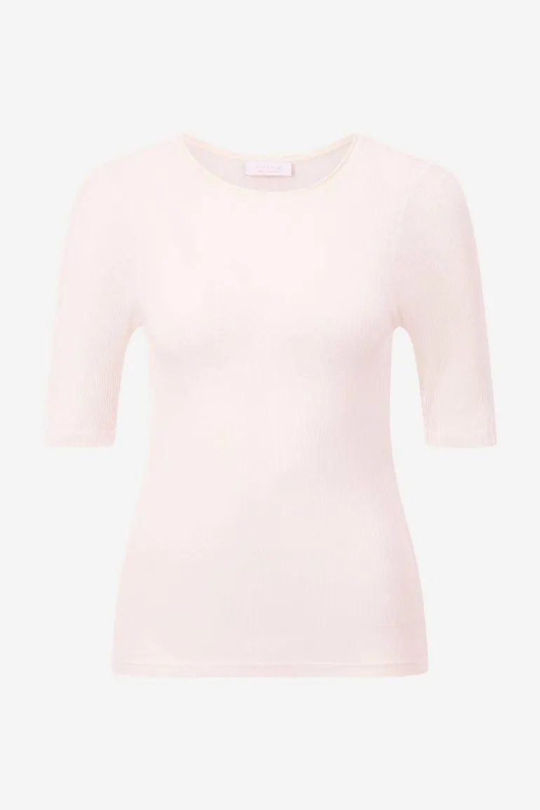 T-Shirt Aus Wollmix