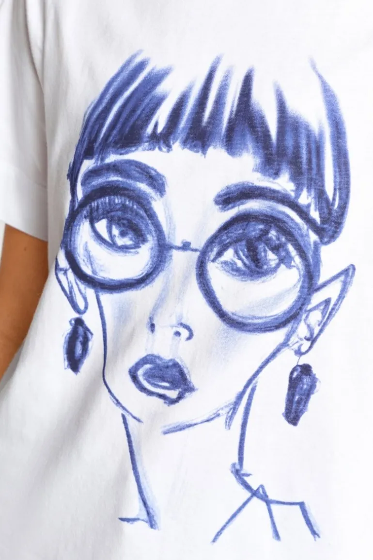 T-Shirt Mit Fashion-Print